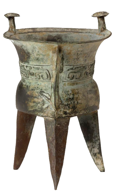 Jia beer beer warmer vessel - Shang dynasty  - Smithsonian Asian Art Museum